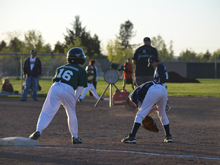 Hunter's first baseball game