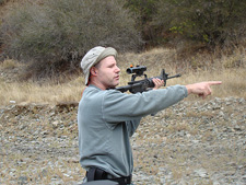 Dave shooting the AR-15