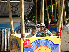 Dave with Hunter & Ryder on a ride