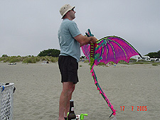 Dave with the kite.