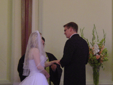 Doug gives Jessica the ring.