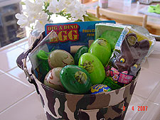 Hunter's Easter basket