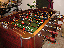Finished 60in. Foosball table...