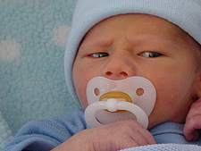 Love that pacifier!