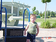 Hunter at the park.