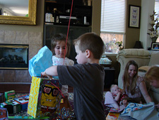 Hunter & Olivia with Jessica & Rylan in back