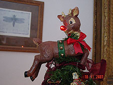 Rudolph tree topper