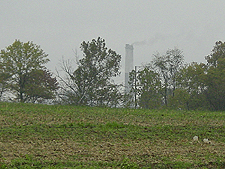 Hoosier Energy Plants's two towers.