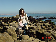 Hunter and Heidi on the beach