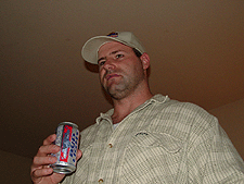 Dave and his beer.