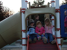 Fun times on the slide!