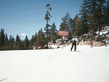 Dave snowboarding.