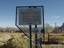 Mottsville historical marker sign.