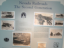 Nevada Railroad sign.