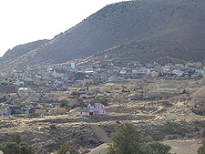 View of Virginia City from the cemetary.