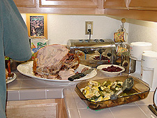 Turkey and fixings.