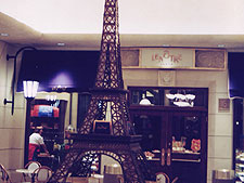 Sculpture of the Eiffel Tower made of Marzipan.