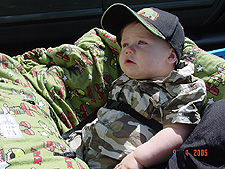 Hunter...not sure if he can handle Toys R'Us.