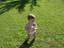 Hunter takes after his momma...