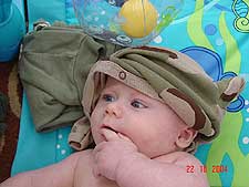 Hunter being silly...