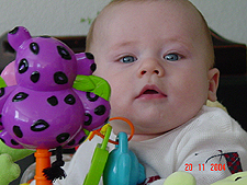 Hunter in the saucer.