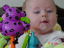 Hunter in the saucer.