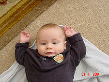 All that playing has worn him out.